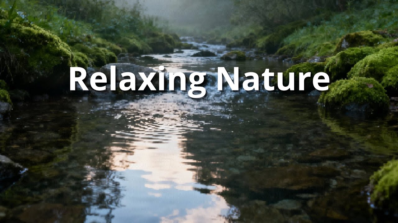 Relaxing Nature • Calm River Sounds for Peaceful Rest & Relaxation