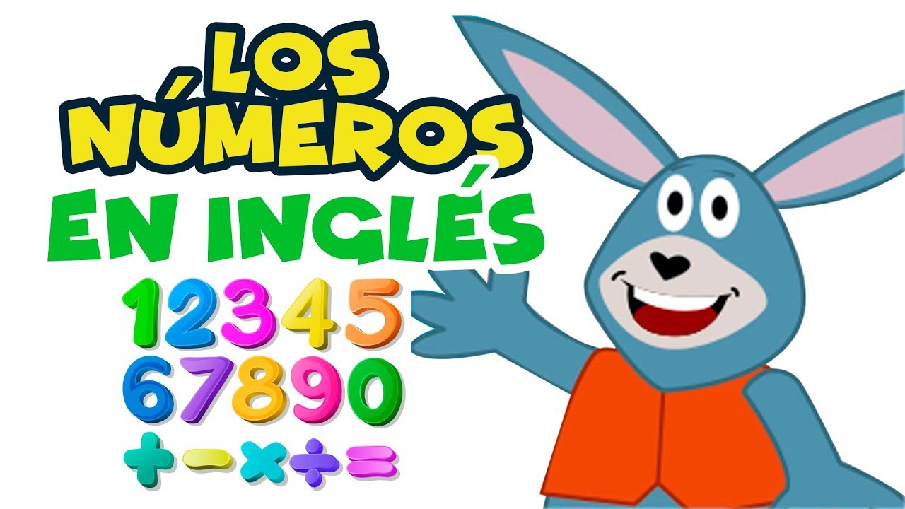 Números en INGLÉS del 1 al 10 para NIÑOS