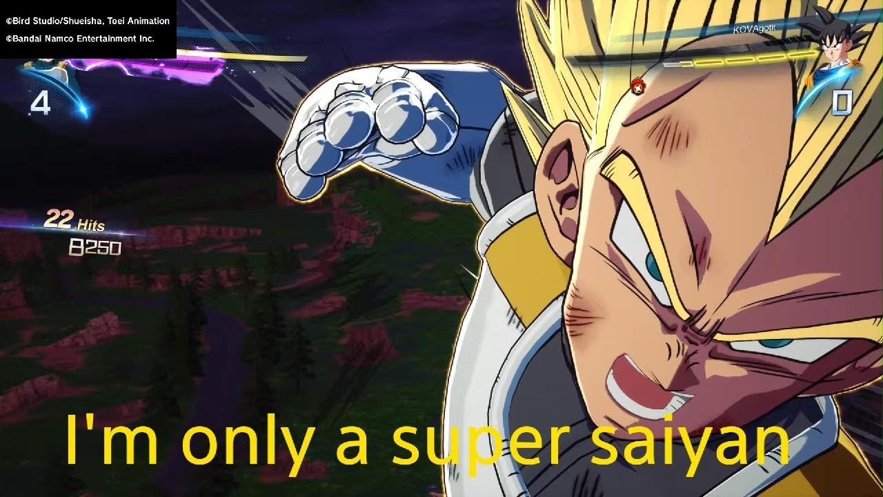 I'm only a super saiyan!!!