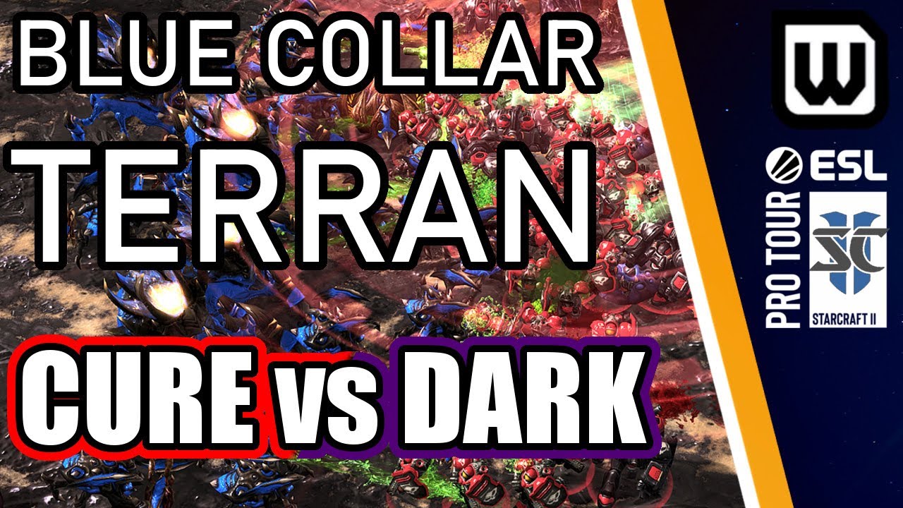 SIMPLE TERRAN BEST TERRAN? | ESL SC2 Open Finals - Cure (Terran) vs Dark (Zerg)