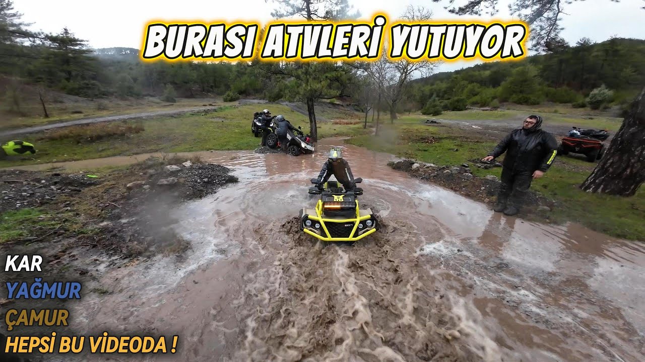 BURASI ATV'LERİ YUTUYOR! | Çamur ve Suyla Mücadele