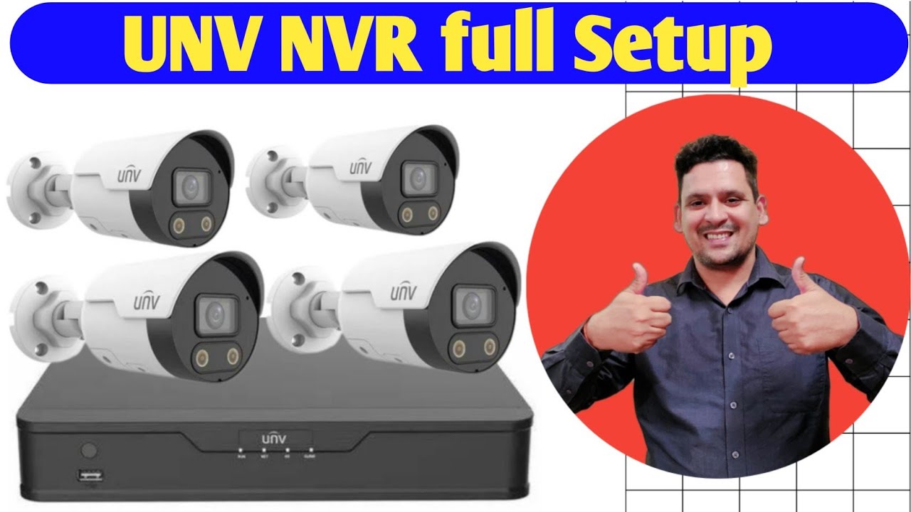 UNV NVR and IP Camera Full Configuration and setup | UNV Nvr online setup