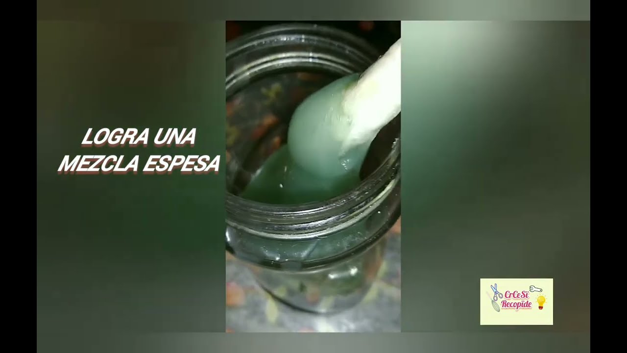 pegamento con nafta y telgopor en pocos minutos.