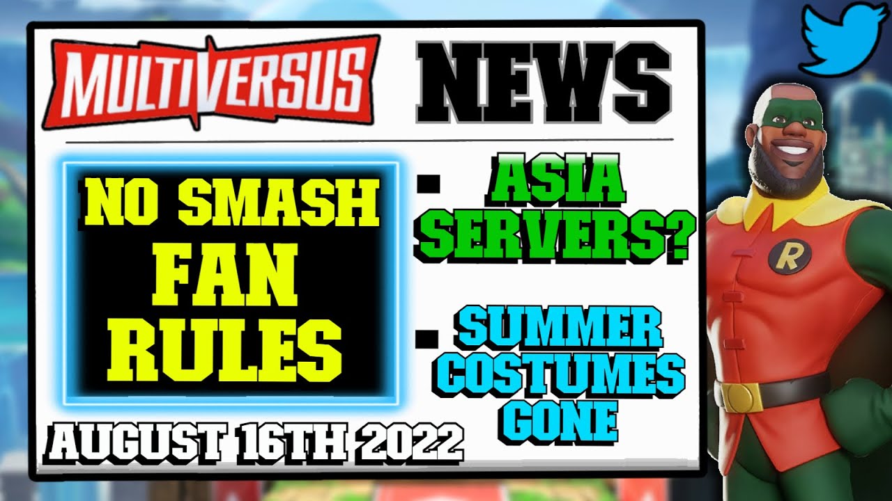 MULTIVERSUS News RoundUp | NO Smash Fan Rules + Asia Servers