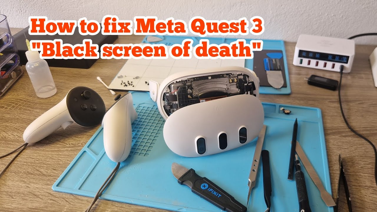 Как исправить Meta Quest 3 — устройство включается, но экран остается черным