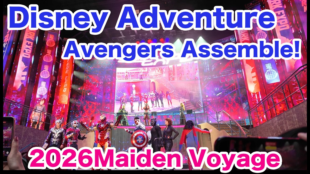 Мстители, вперёд! [Первый рейс Disney Adventure 11.03.2026] Шоу Marvel о Мстителях на первом рейс...