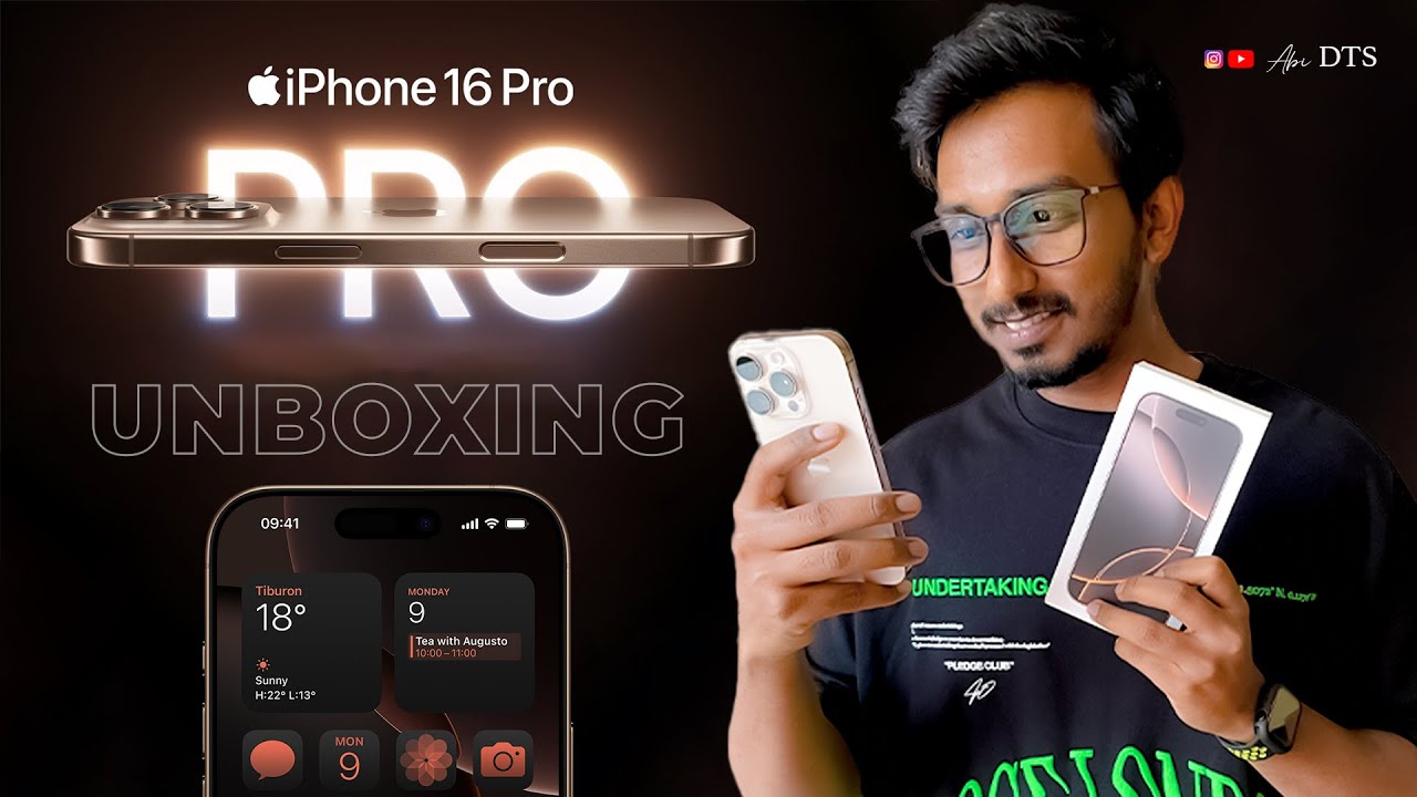 Iphone 16 Pro Desert Titanium Unboxing Malayalam | #apple #iphone16pro #abidts