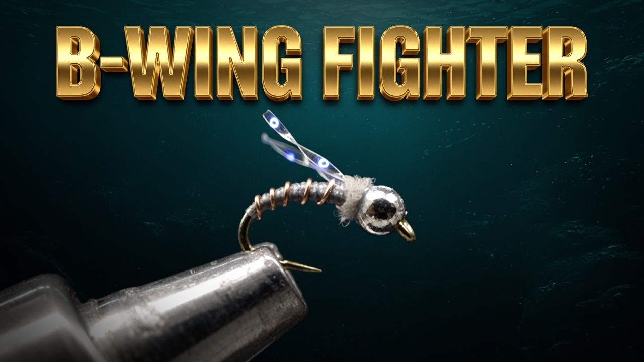 B-Wing Fighter Fly: Killer Blue Wing Olive Emerger (Tie With Me!)