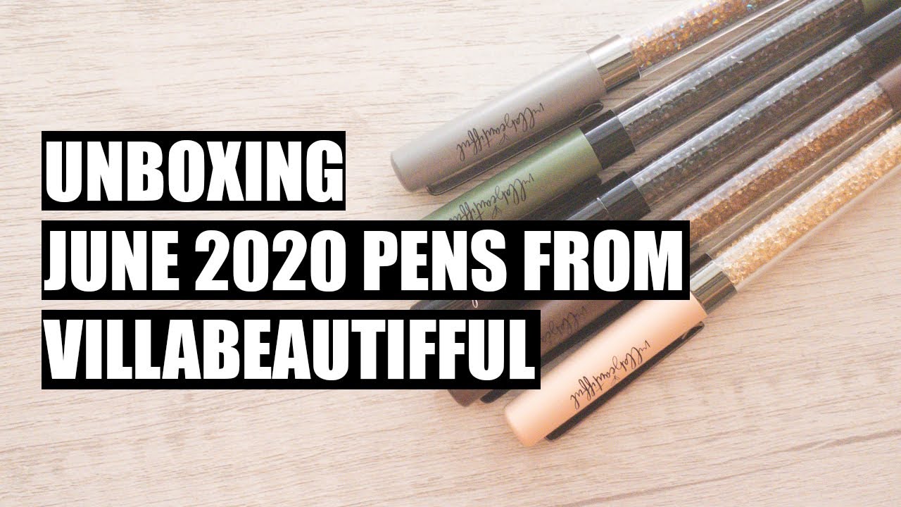 Unboxing New VillaBeautifful Pens July 2020 - VB Pens
