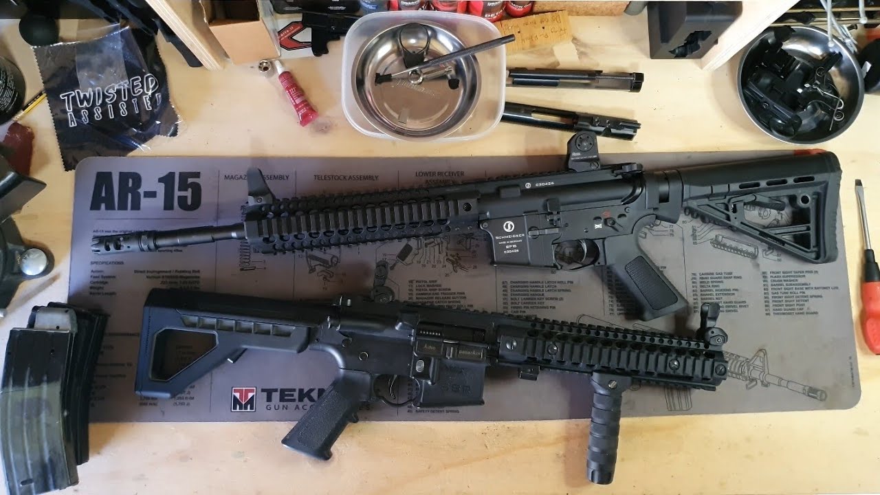 Crossman DPMS Co2 BB comparison to REAL AR15