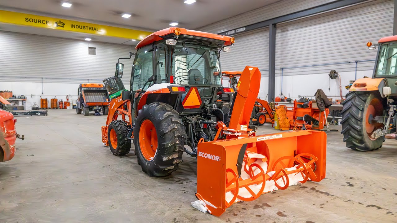 Этот комплект Kubota Grand L Series + снегоуборщик Normand — лучший!