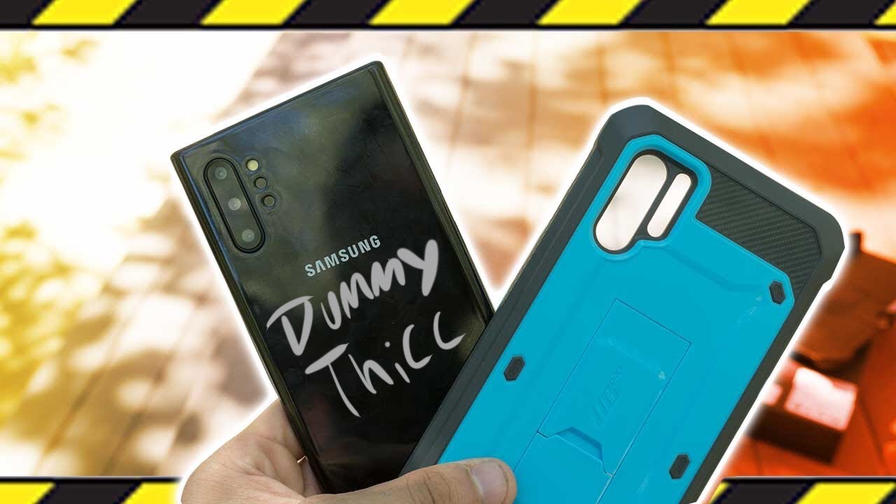 Samsung Note 10+ Dummy Phone Drop Test To See What Case Offers The Best Protection