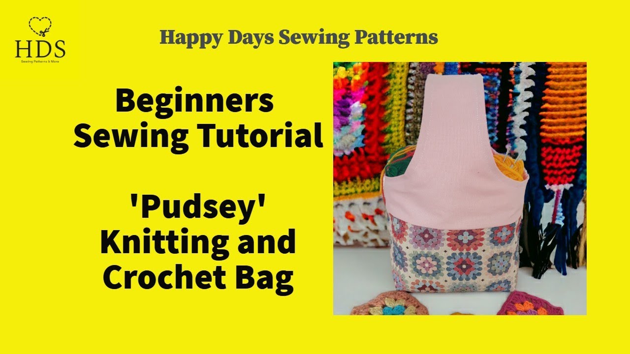 Pudsey Knitting and Crochet Bag Tutorial Master Copy 2024