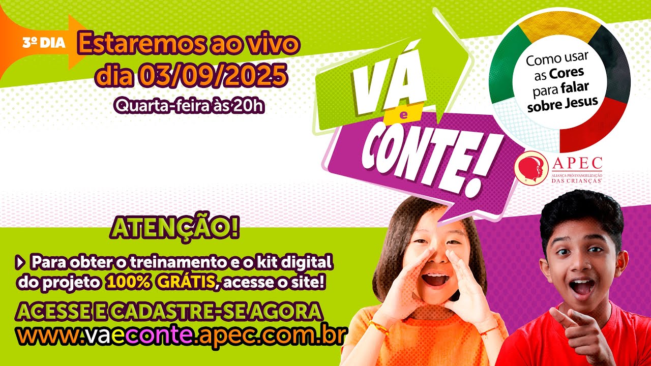 Projeto Vá e Conte - 3º dia de treinamento (Aula 03 de 03)