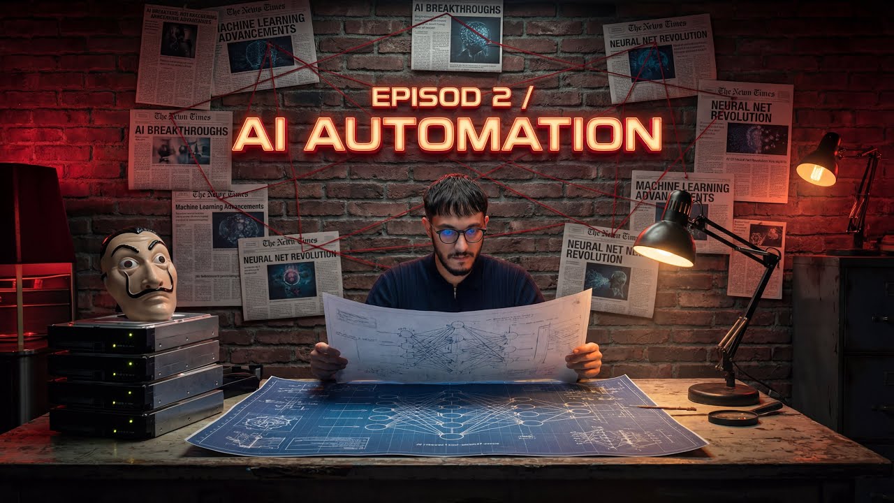 كورس الأتمتة المجاني (الحلقة 2): الفرق بين AI Agent و Workflow وبناء نظام لصناعة المحتوى
