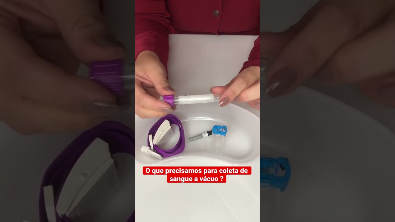 Conheça os materiais para coleta de sangue a vácuo