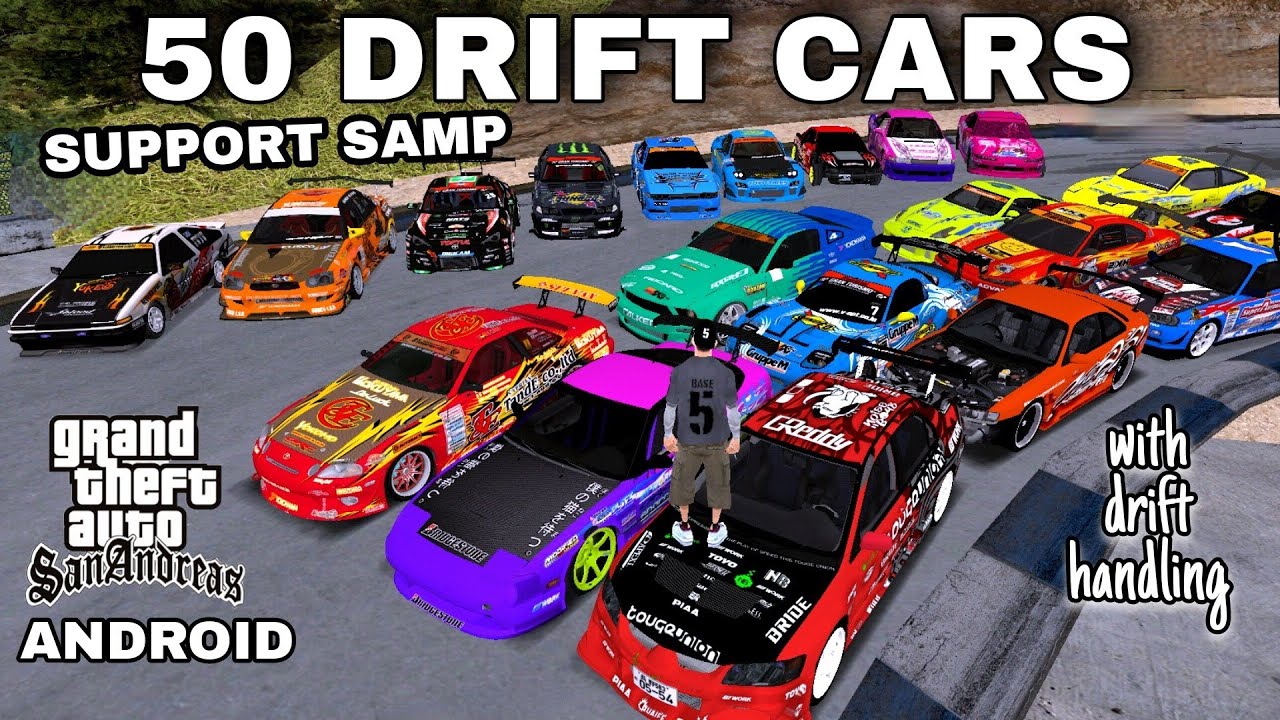 GTA SA MODPACK DRIFT ANDROID - 50 DRIFT CARS