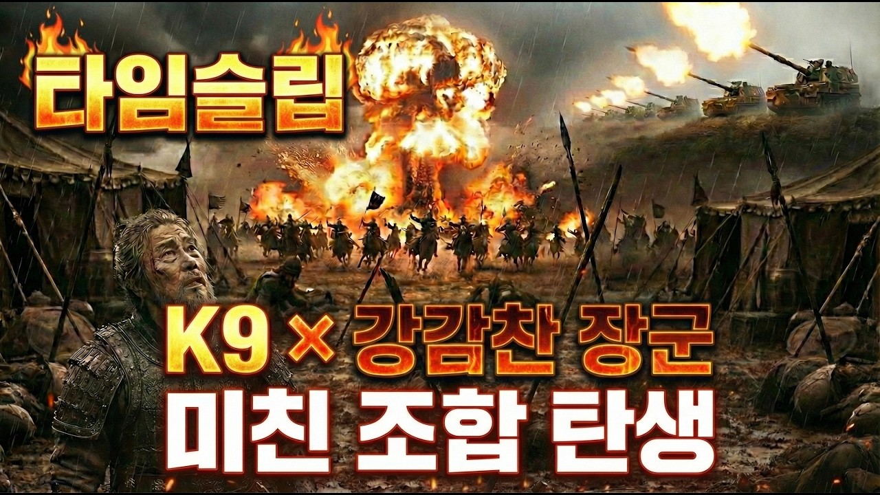 [타임슬립] 1019년 귀주대첩, 시공간 오류로 강림한 K9... 10만 거란군을 압살한 '압도적 참교육'