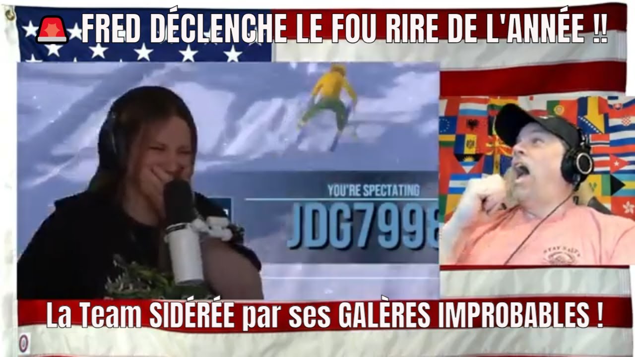 🚨 FRED DÉCLENCHE LE FOU RIRE DE L'ANNÉE !! La Team SIDÉRÉE par ses GALÈRES IMPROBABLES ! - REACTION