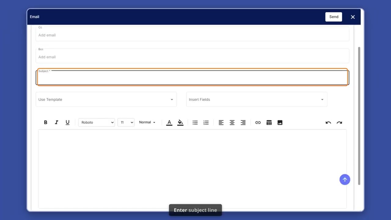 How to Use an Email Template in Calsoft CRM | Step-by-Step Tutorial