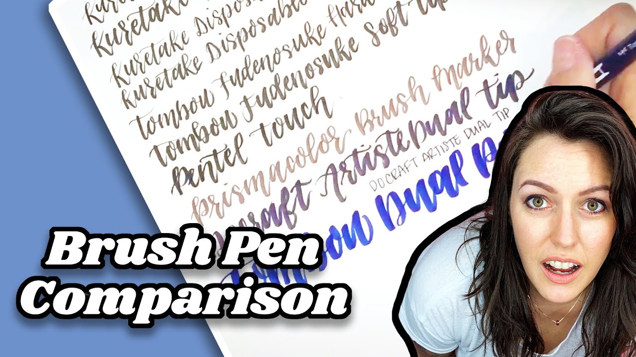 Brush Pen Comparison