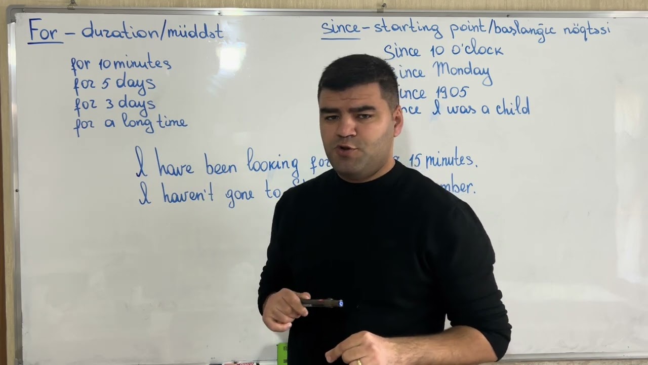 Since və for arasındakı fərq