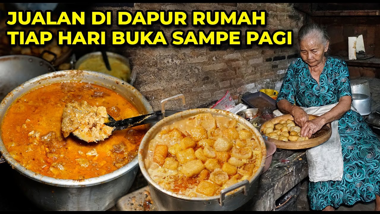 BUBUR KRECEK 7000! UMUR 80TH MASIH SEMANGAT JUALAN, SEMUANYA DIMASAK SENDIRI!