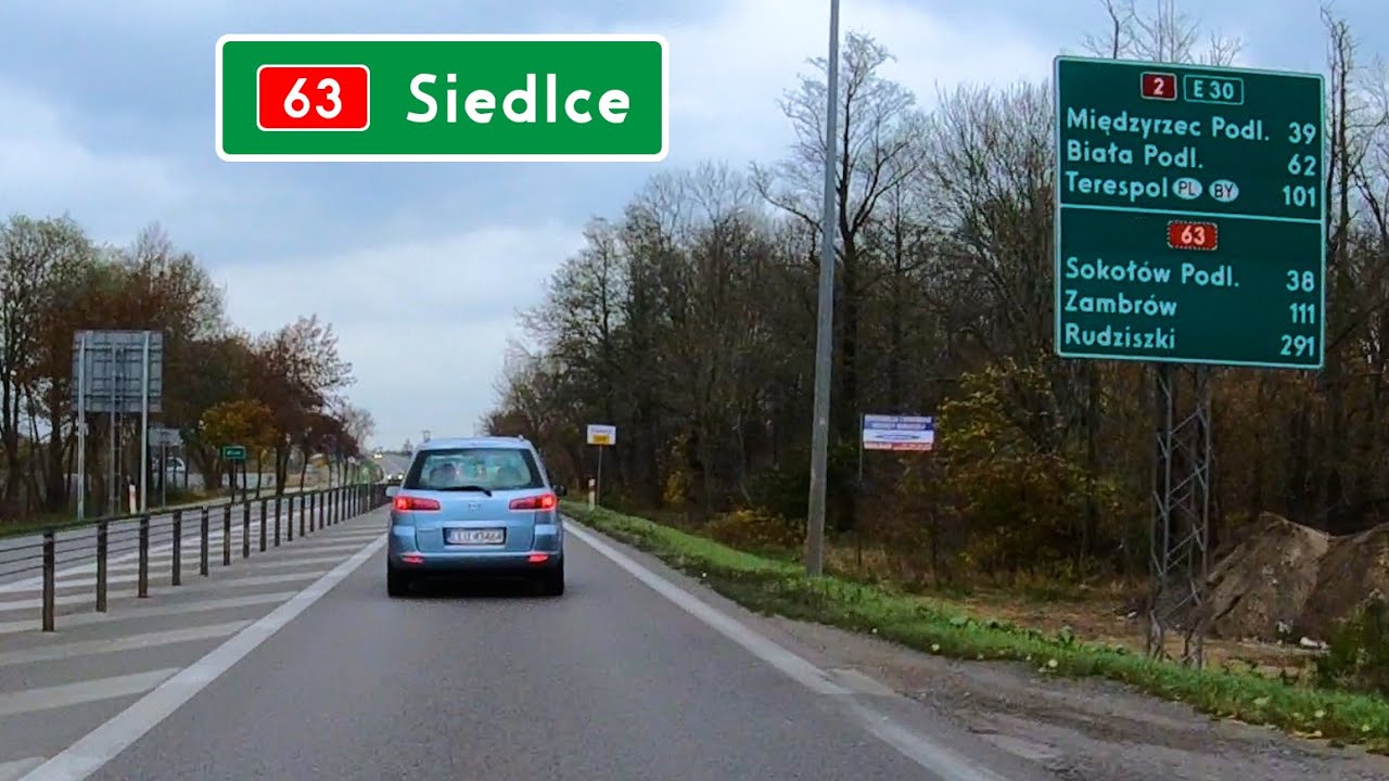 DK63 / DK2 Siedlce (obwodnica + miasto) ●2022●