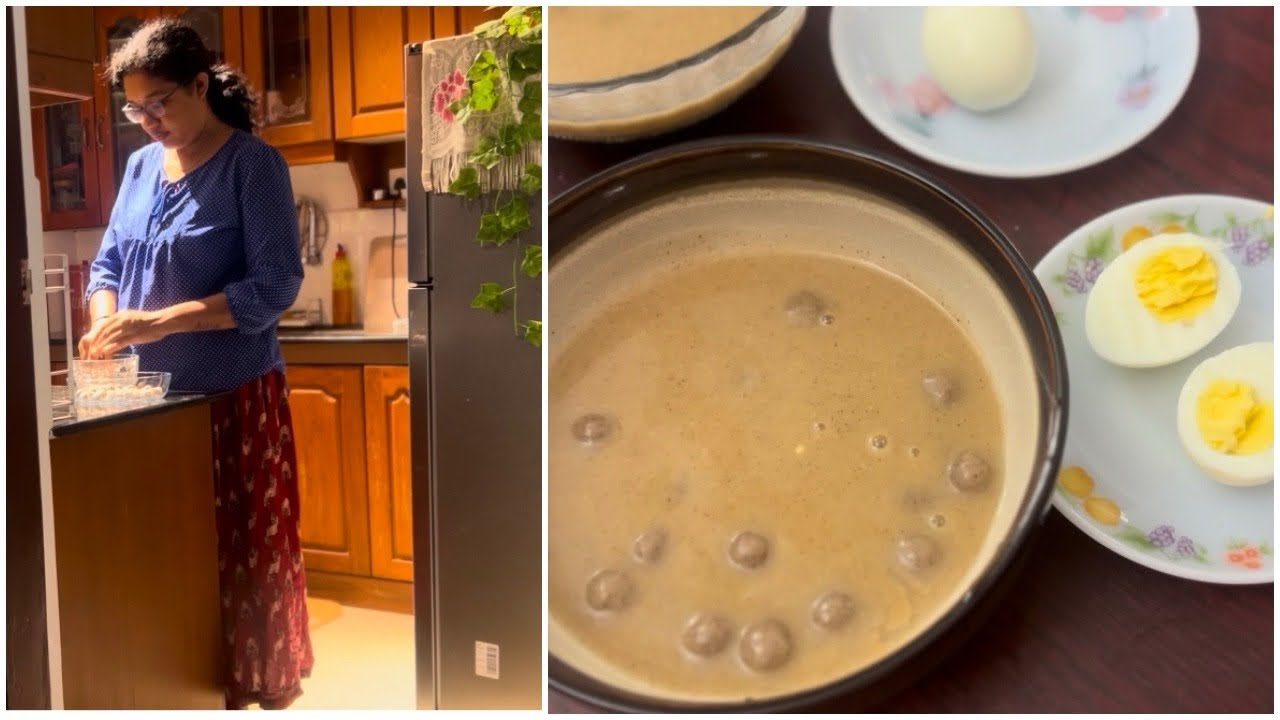 Healthy Breakfast/Snack for kids /Ragi Paal Pidi/Anu’s Kitchen 