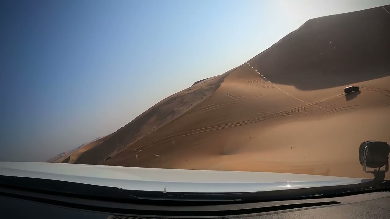 The Sand Brothers dune bashing through Al Quaa, UAE
