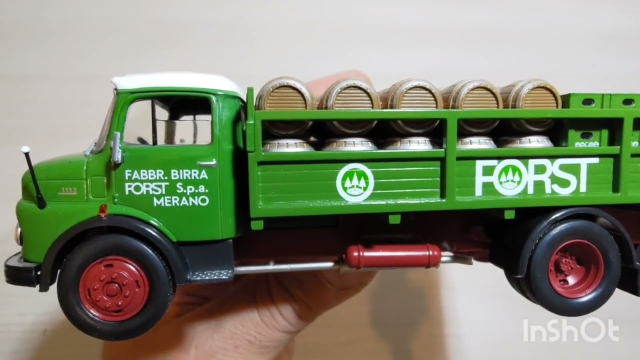 Mercedes-Benz L328/L911 (1961) 1:43 Birra Forst Camion d'epoca DeAgostini uscita n.7
