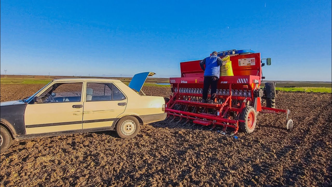 ARPALARI EKİYORUZ ! 🌾 | Tofaş ile Tohum Taşıdık, New Holland TD & İrtem Baltalı Mibzer, GAZDA ARPA