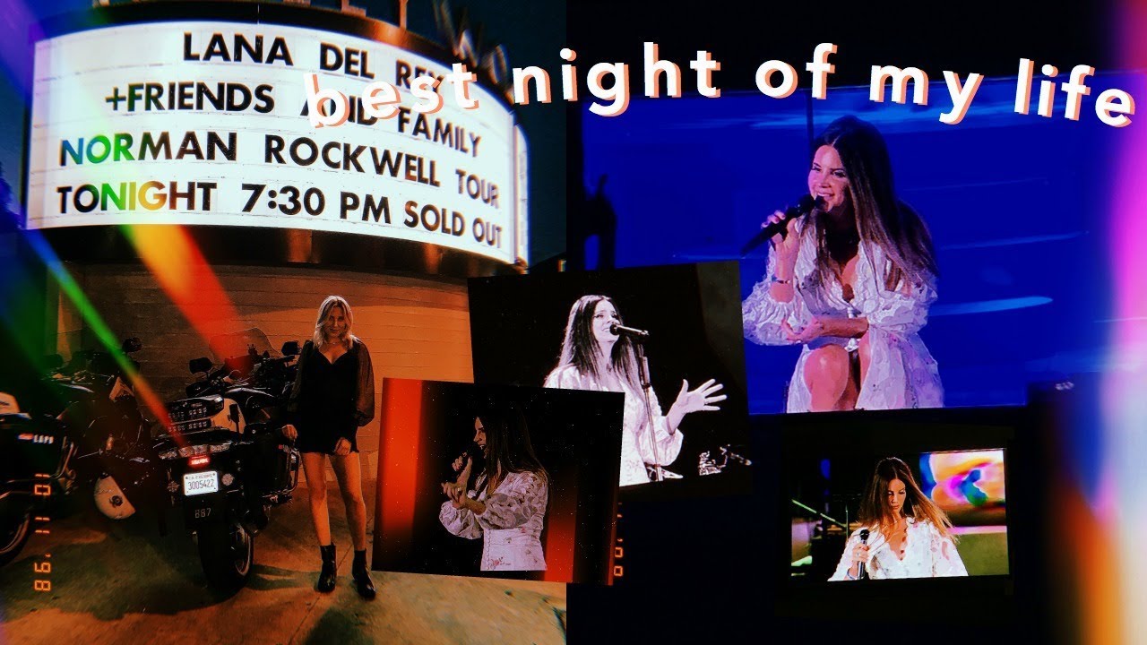 LANA DEL REY NORMAN ROCKWELL TOUR VLOG | HOLLYWOOD BOWL 2019
