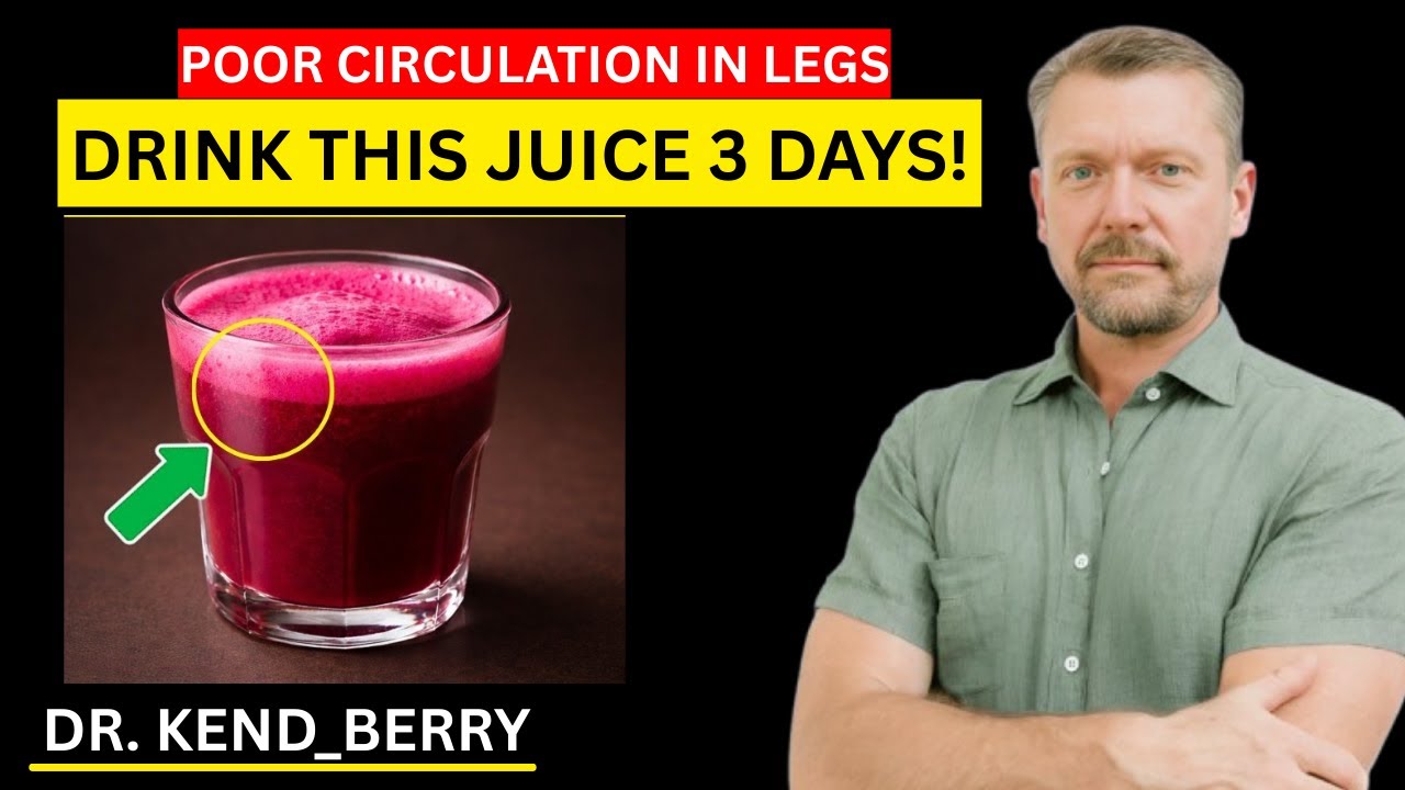 Over 60? Drink THIS Juice to Increase Leg Blood Flow 3X in 3 Days