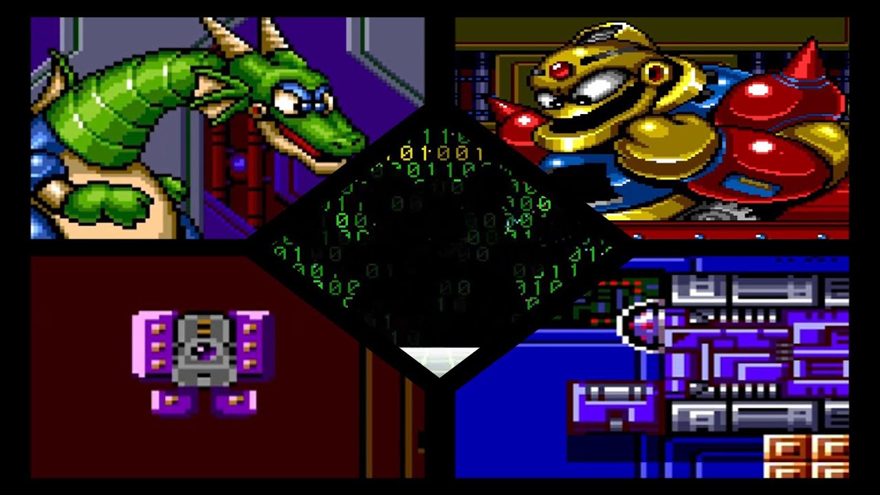 Mega Man 2 All Bosses (Sega Genesis)