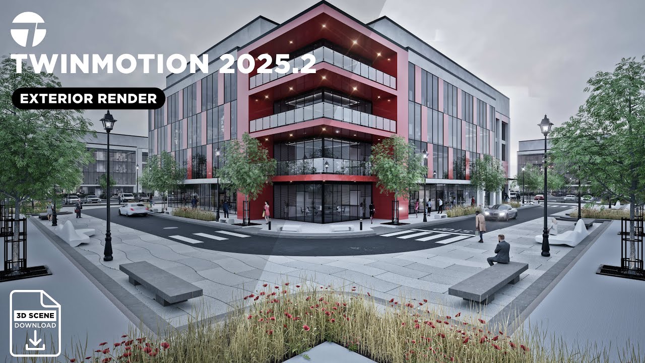 Master Twinmotion 2025.2 — Реалистичные рендеры стали проще