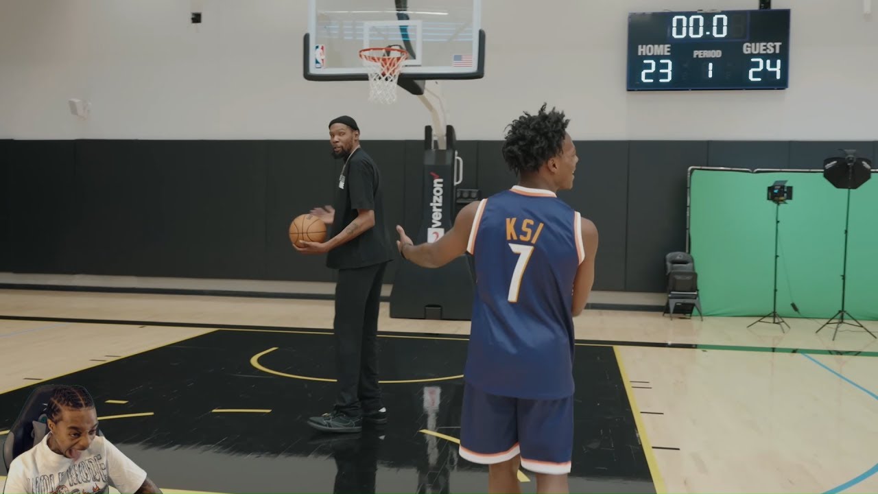 FlightReacts To ISHOWSPEED VS KEVIN DURANT 1V1!