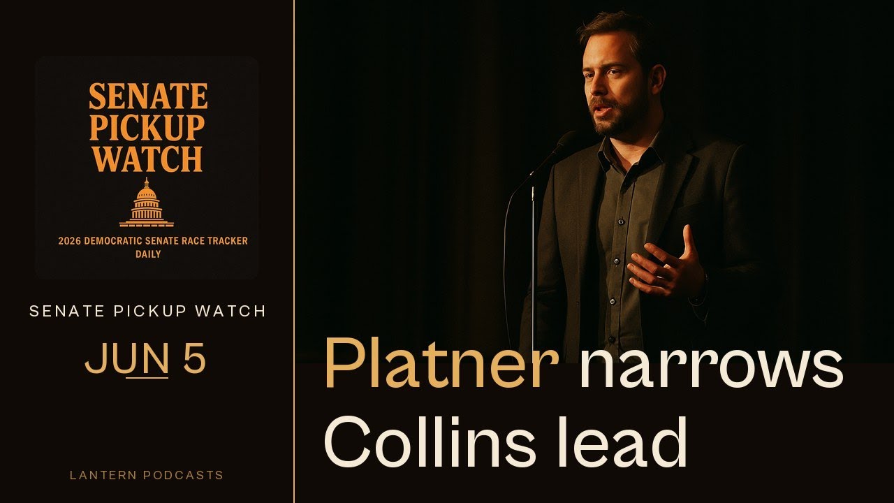 Platner Edges Collins as Brown Holds Ohio Lead | Senate Pickup Watch Jun 5