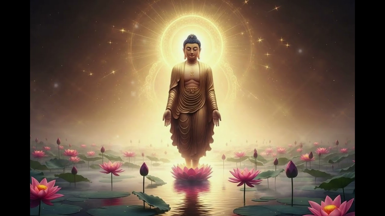 Peaceful Buddha Meditation Music V.1 🌿 For Deep Sleep & Inner Calm (Song: River of inner Peace V.1)