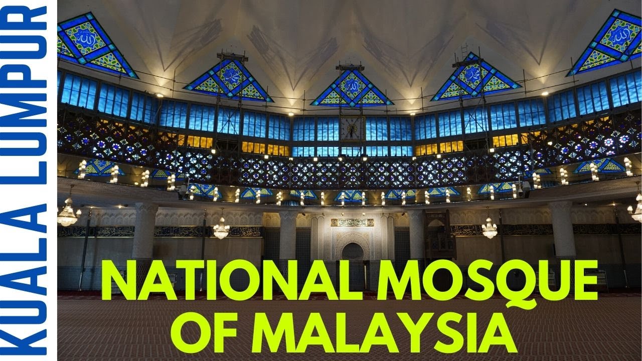 National Mosque of Malaysia in Kuala Lumpur | Malaysia Travel Vlog | 18D18