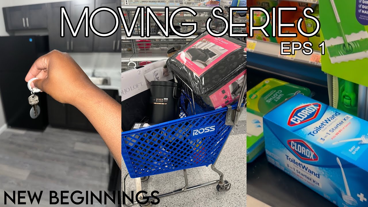 MOVING INTO MY NEW APARTMENT: EMPTY APARTMENT TOUR, APARTMENT SHOPPING & CLEANING