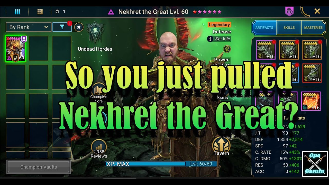 So you just pulled Nekhret the Great? [Raid: Shadow Legends]