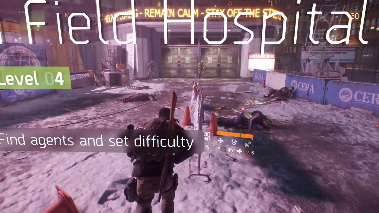 Tom Clancy's The Division Mission 1 Madison Field Hospital (Hard mode Solo)