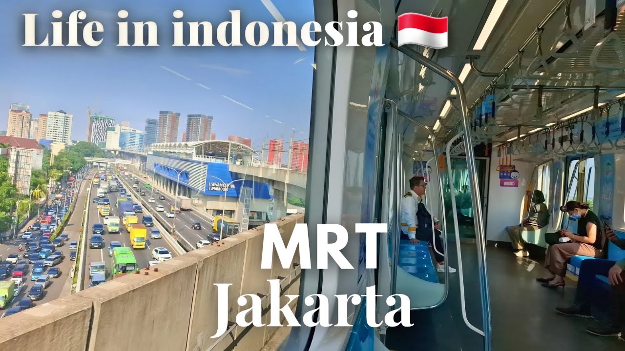 Full Day Jakarta Trip by MRT | Streetfood at Blok M & Night At Bundaran HI View Platform