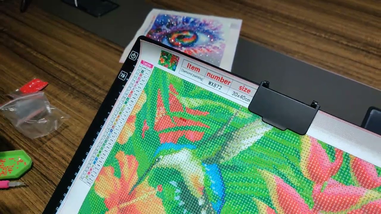 A3 Rechargeable Light Pad Review, Light Board from QENSPE. Battery and Type-c Powered.