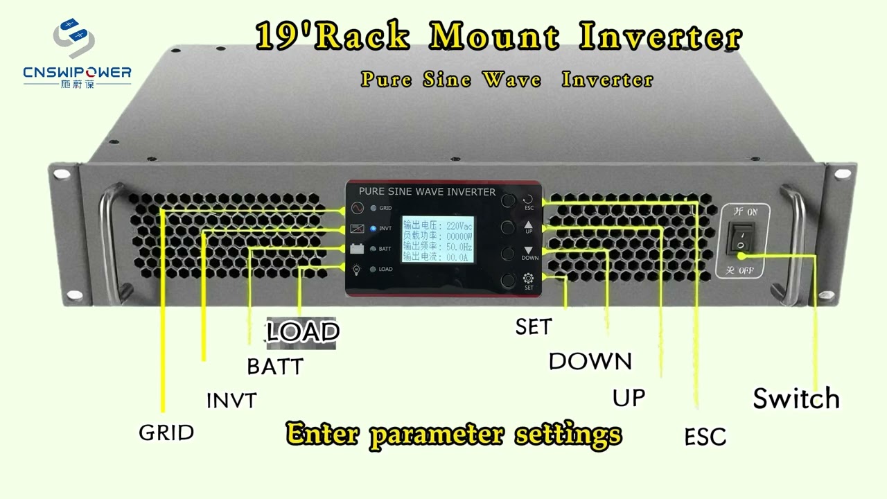 SWIPOWER ST Series 1KVA-6KVA Standalone Rack-mounted Inverter (Pure Sine Wave,