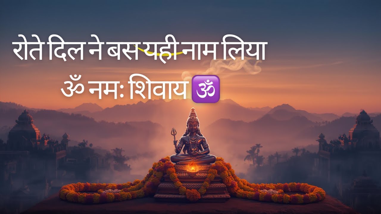 रोते दिल ने भोले से बस यही नाम लिया — ॐ नमः शिवाय