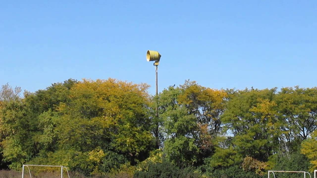 ACA P-50 tornado siren, Jackson Park, Milwaukee, WI
