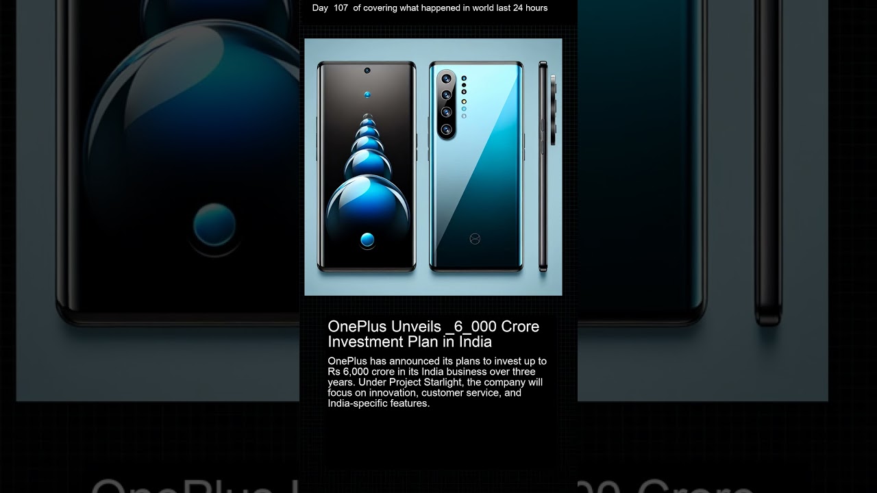 OnePlus Unveils _6_000 Crore Investment Plan in India
