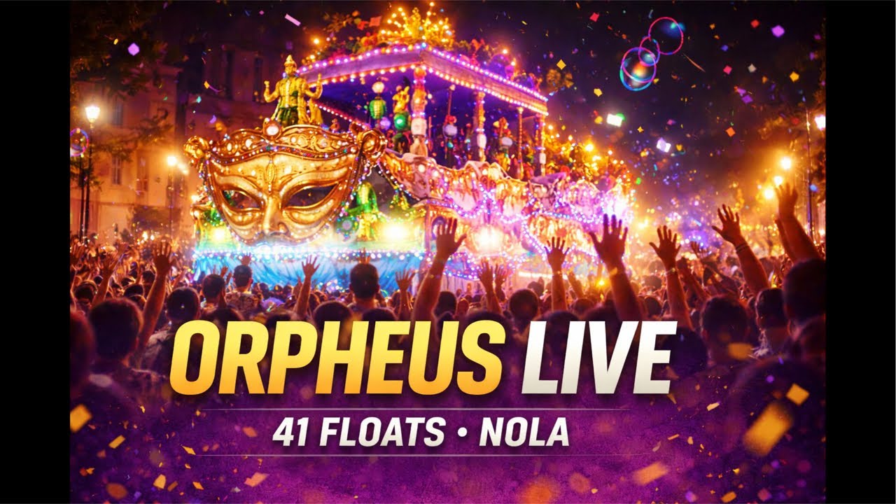 Orpheus 2026 LIVE - Mardi Gras Night Parade in New Orleans